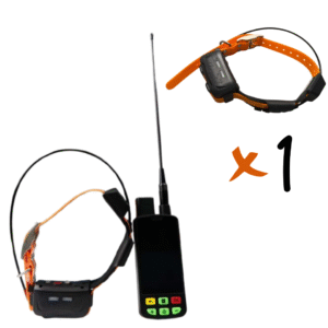 pack gps chasse – 1 télécommande tactile + 2 collier de repérage & dressage